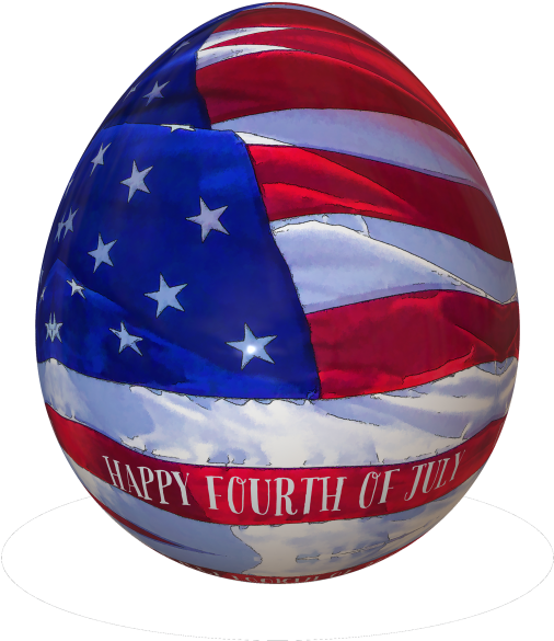 4th Of July Easter Egg PNG