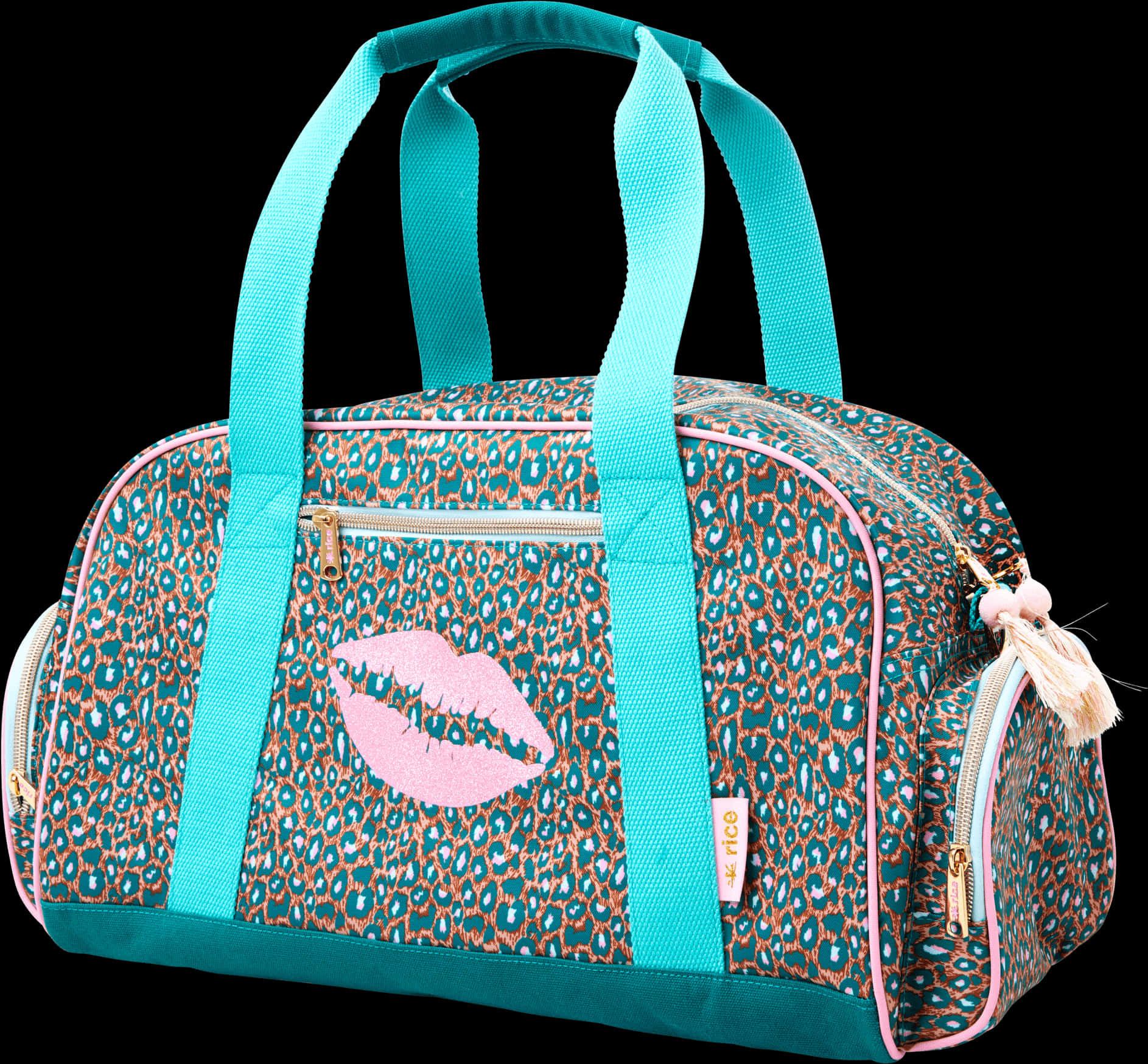 A Bag With A Kiss On It PNG