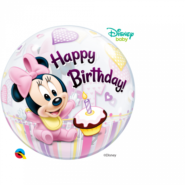A Balloon With A Cartoon Character And A Cupcake PNG