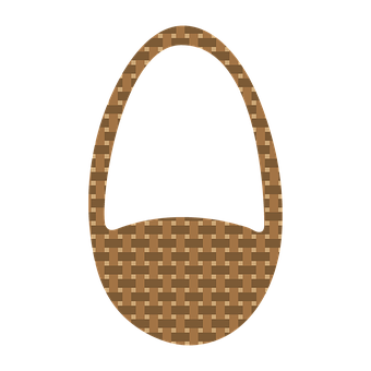 A Basket With A Black Background