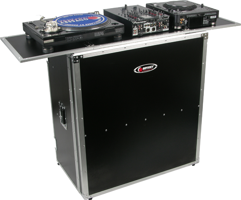 A Black And Silver Dj Equipment