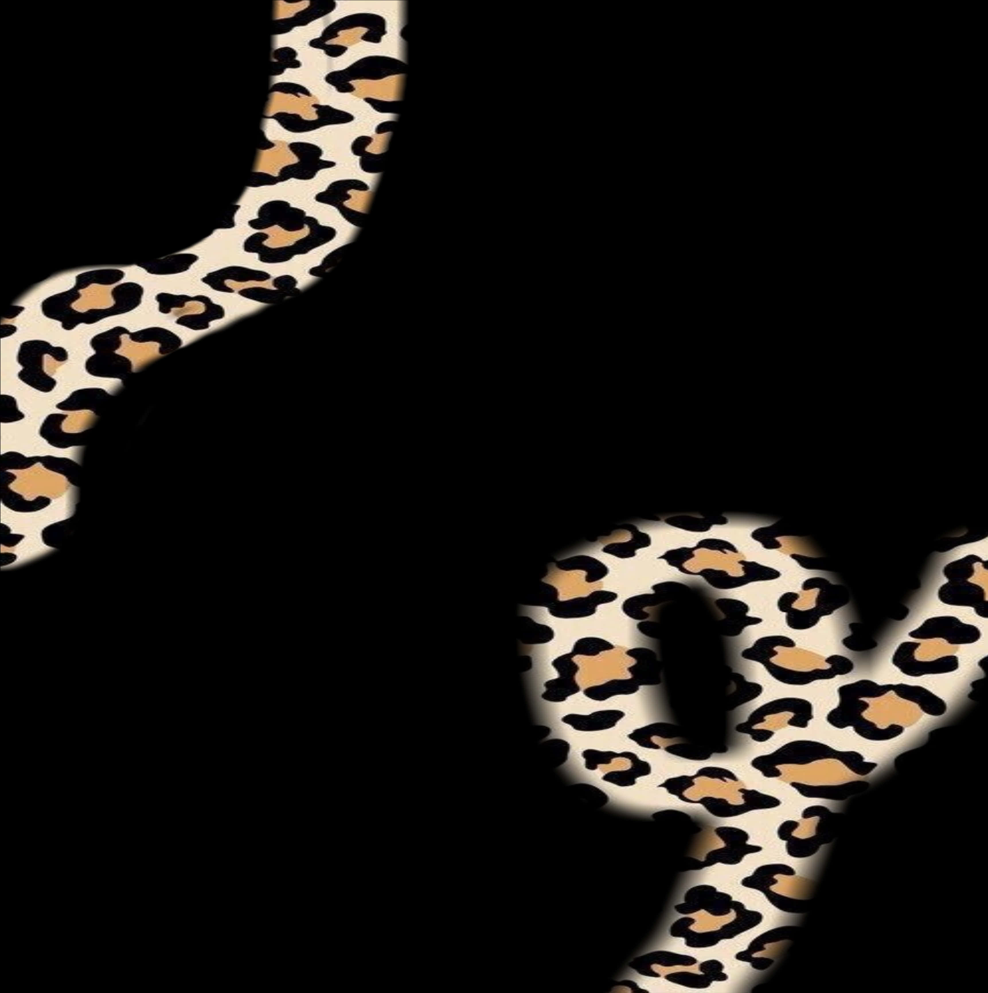 A Black And Tan Cheetah Print PNG