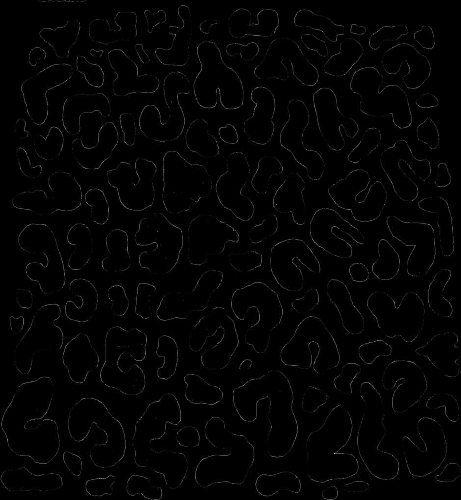 A Black And White Background With Spots PNG