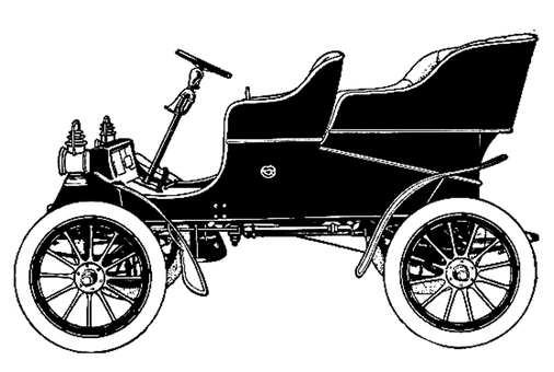 A Black And White Drawing Of A Motorcycle