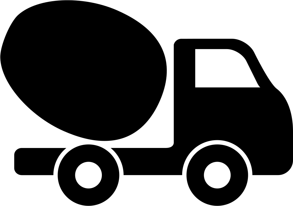 A Black And White Drawing Of A Truck