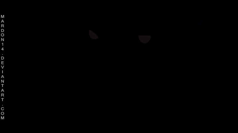 A Black Background With A Black Cat's Eyes PNG