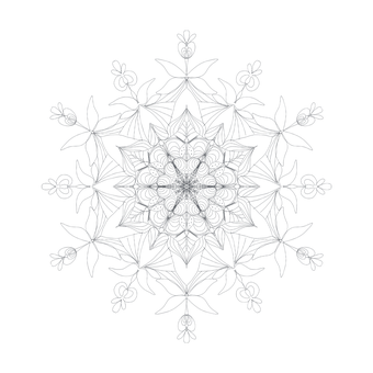 A Black Background With A Circular Pattern PNG