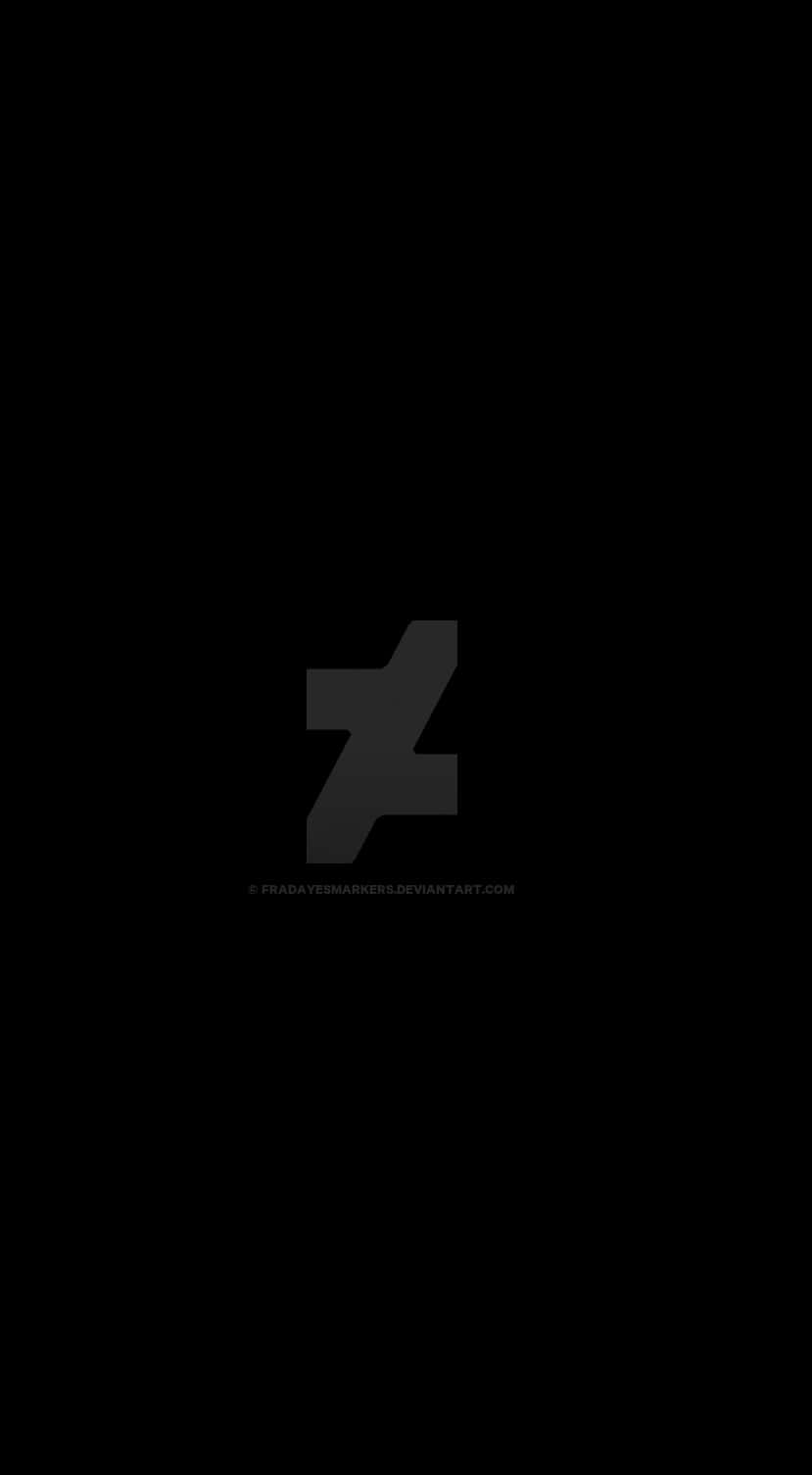 A Black Background With A Letter Z PNG