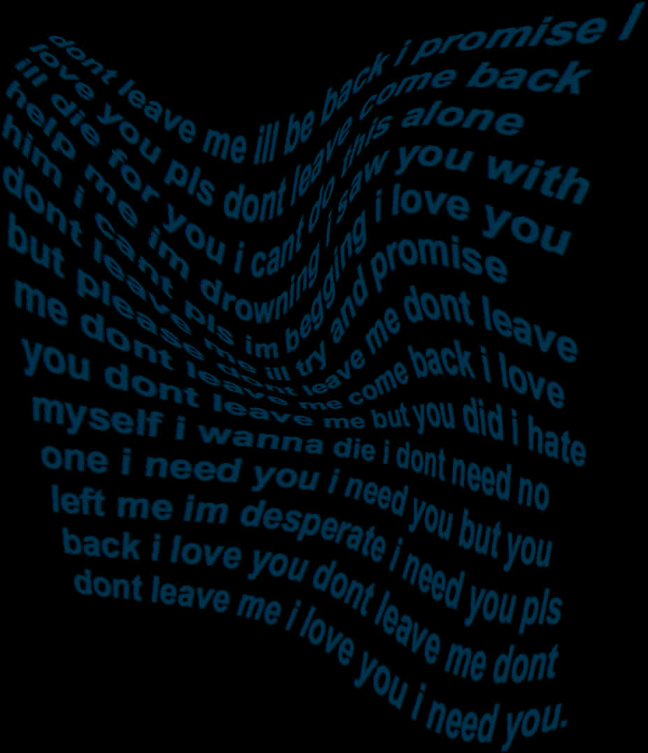 A Black Background With Blue Text PNG