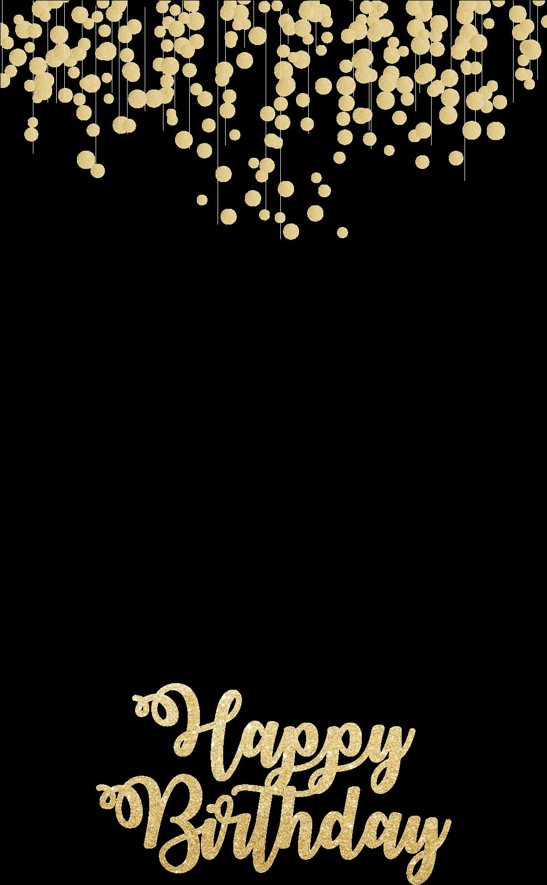A Black Background With Gold Dots PNG