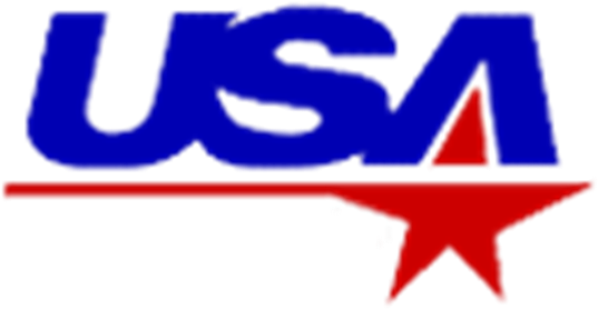 A Blue And Red Logo PNG