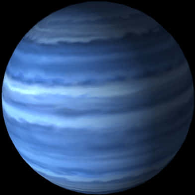 A Blue And White Planet PNG
