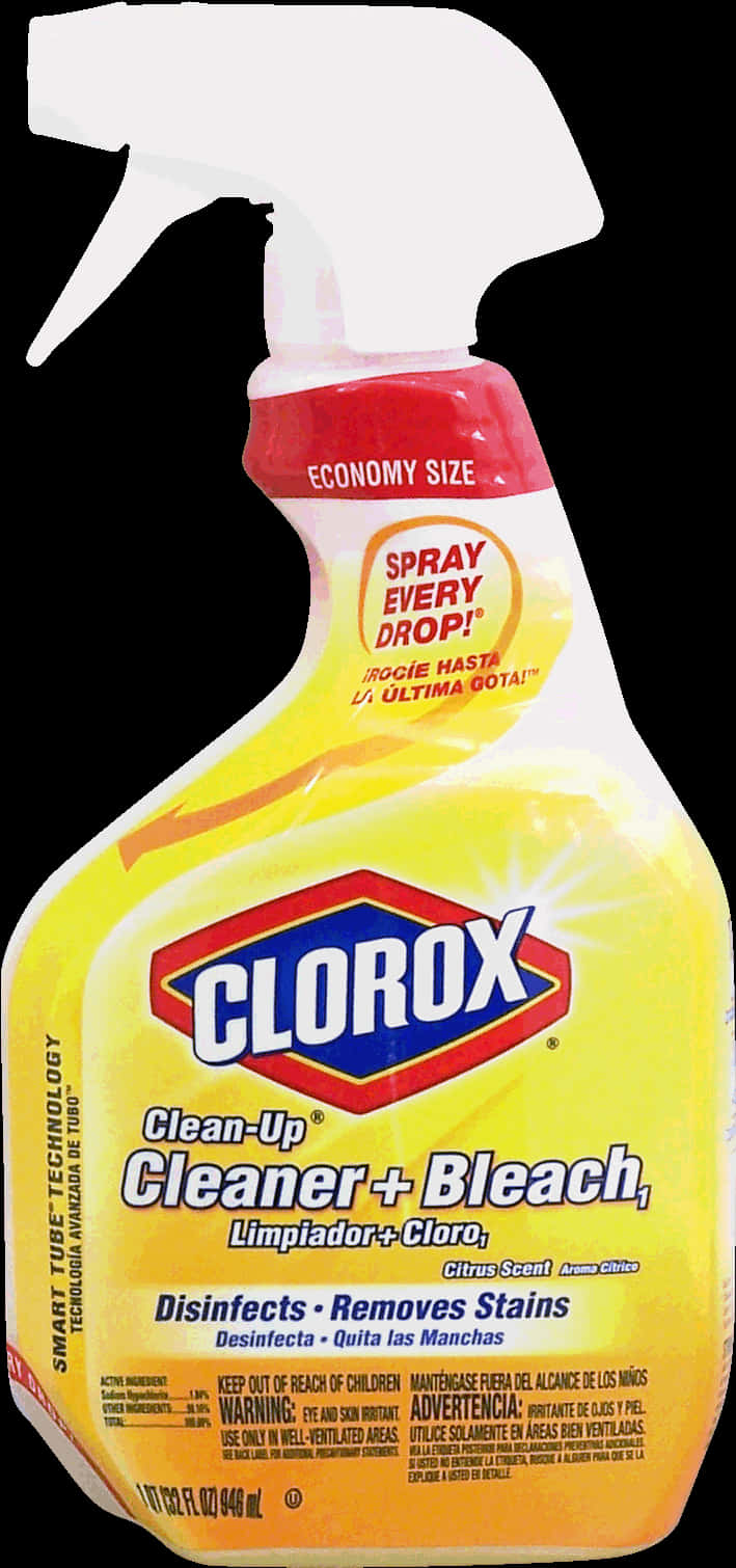 A Bottle Of Cleaning Product PNG