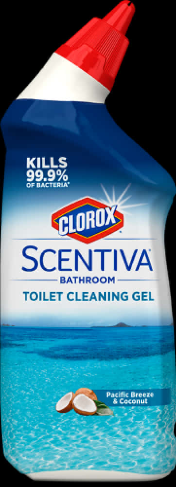 A Bottle Of Toilet Cleaning Gel PNG