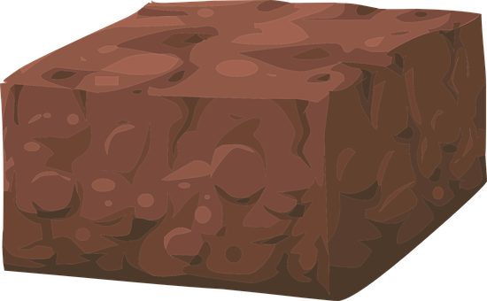 A Brown Cube With Holes PNG