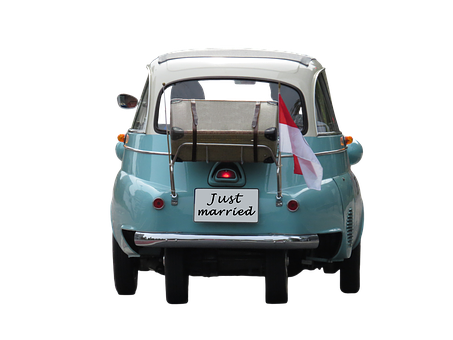 A Car With Luggage On The Back PNG