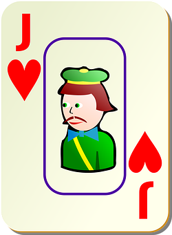 A Card With A Cartoon Of A Man In A Green Hat