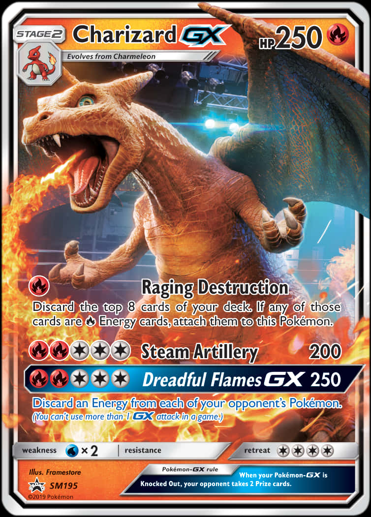 A Card With A Dragon On It PNG