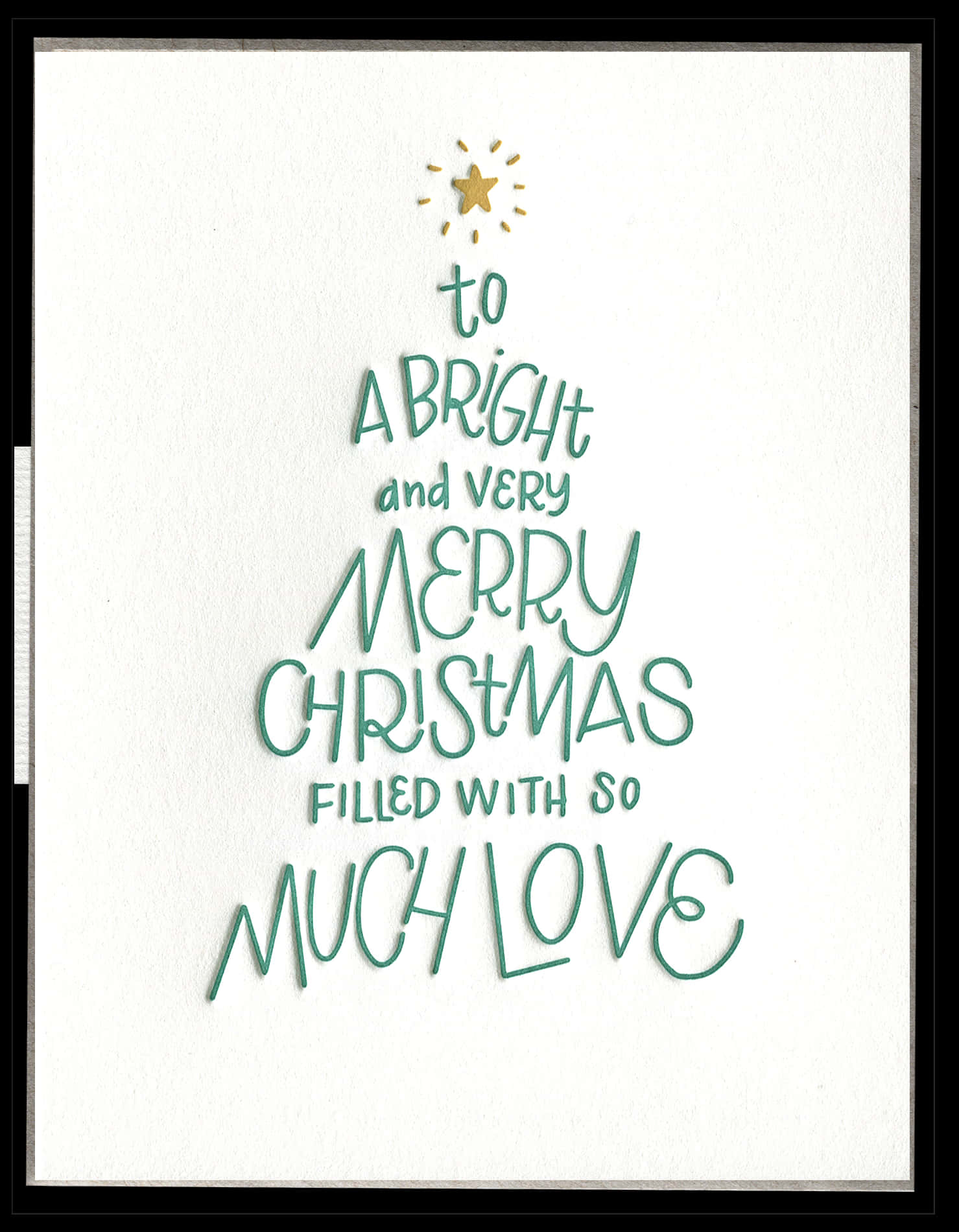 A Card With Text In The Shape Of A Christmas Tree PNG