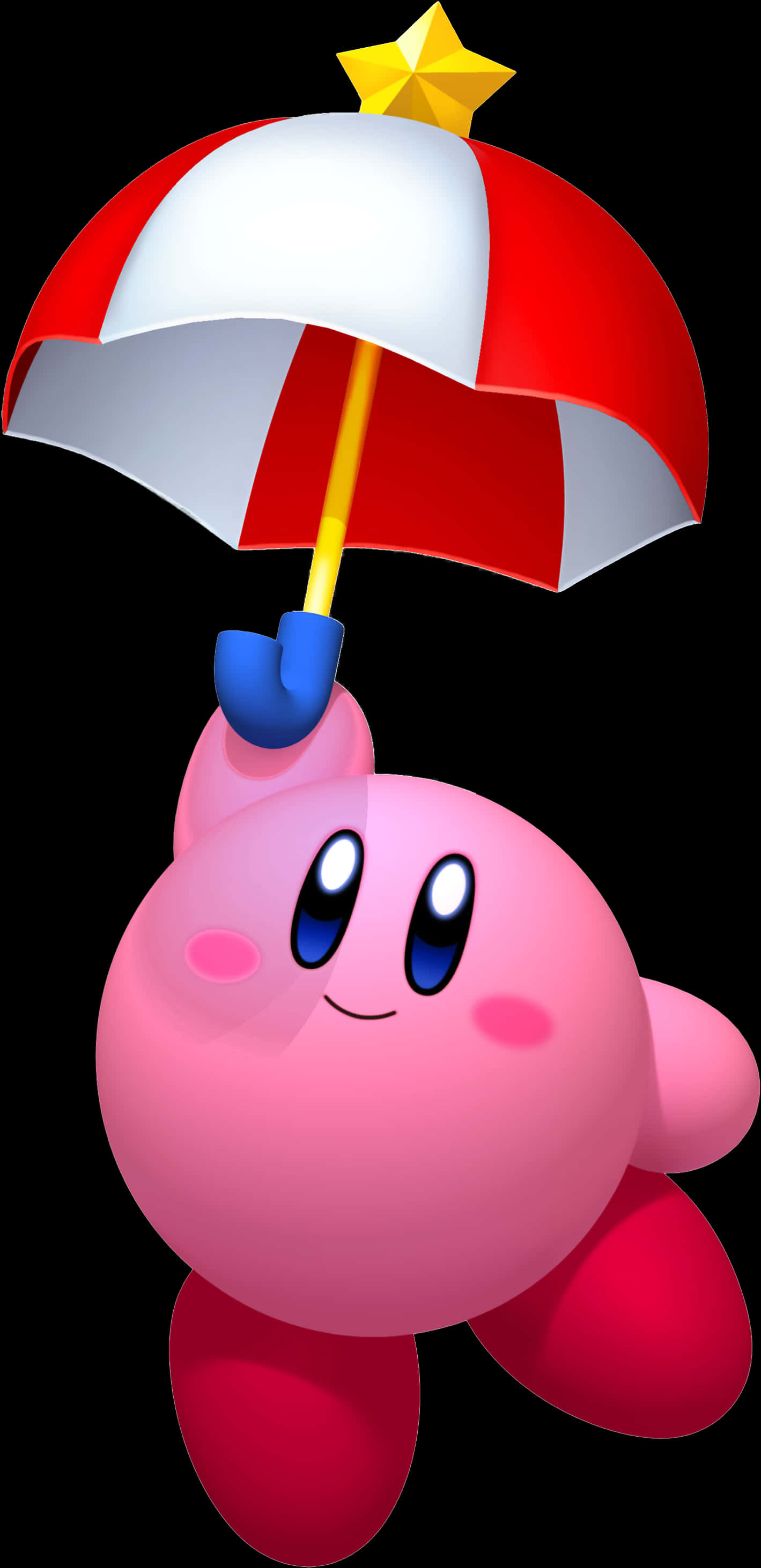 A Cartoon Character Holding An Umbrella