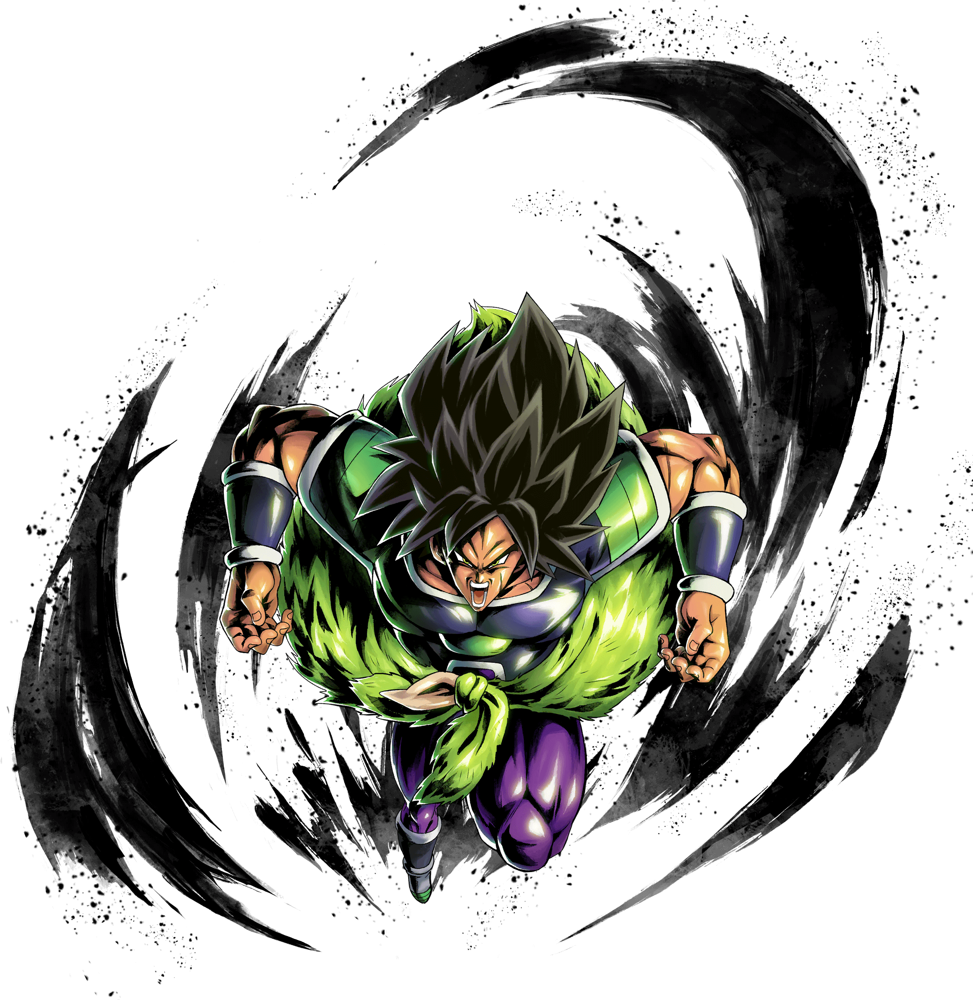 A Cartoon Character In A Green And Purple Outfit PNG