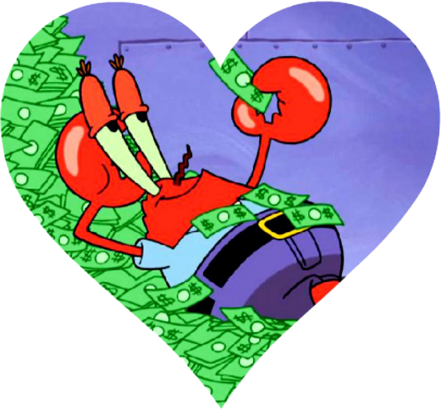A Cartoon Character In A Heart Shape