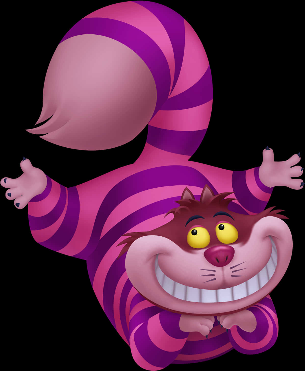 A Cartoon Character In A Striped Garment PNG
