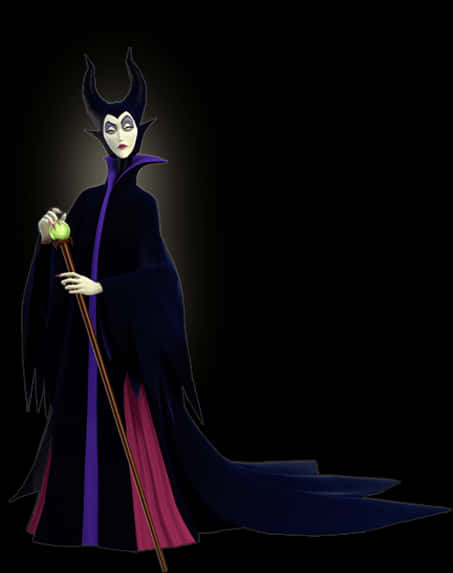 A Cartoon Character Of A Maleficent