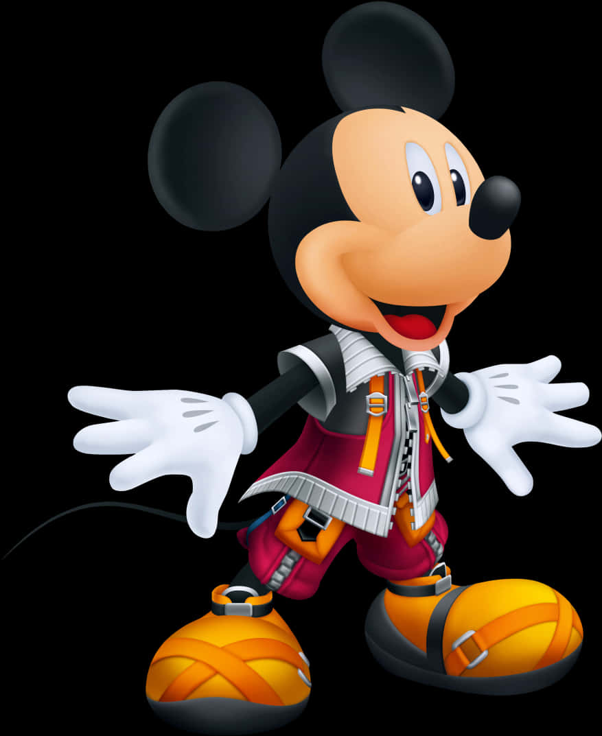 A Cartoon Character Of A Mickey Mouse PNG