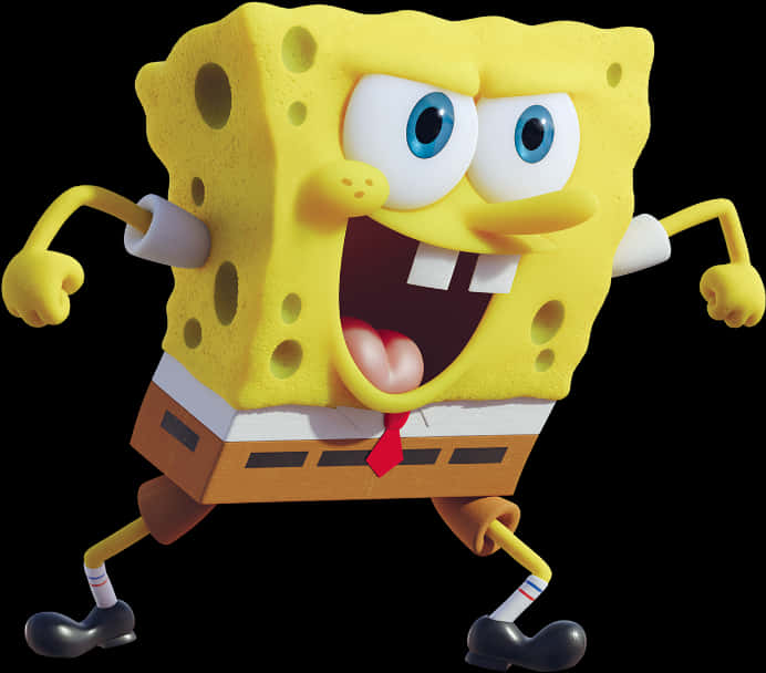 A Cartoon Character Of A Spongebob