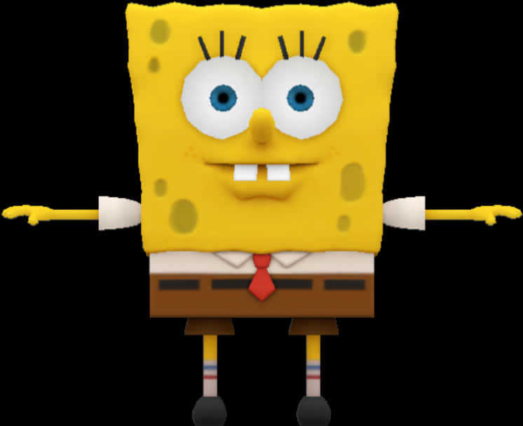 A Cartoon Character Of A Spongebob Squarepants