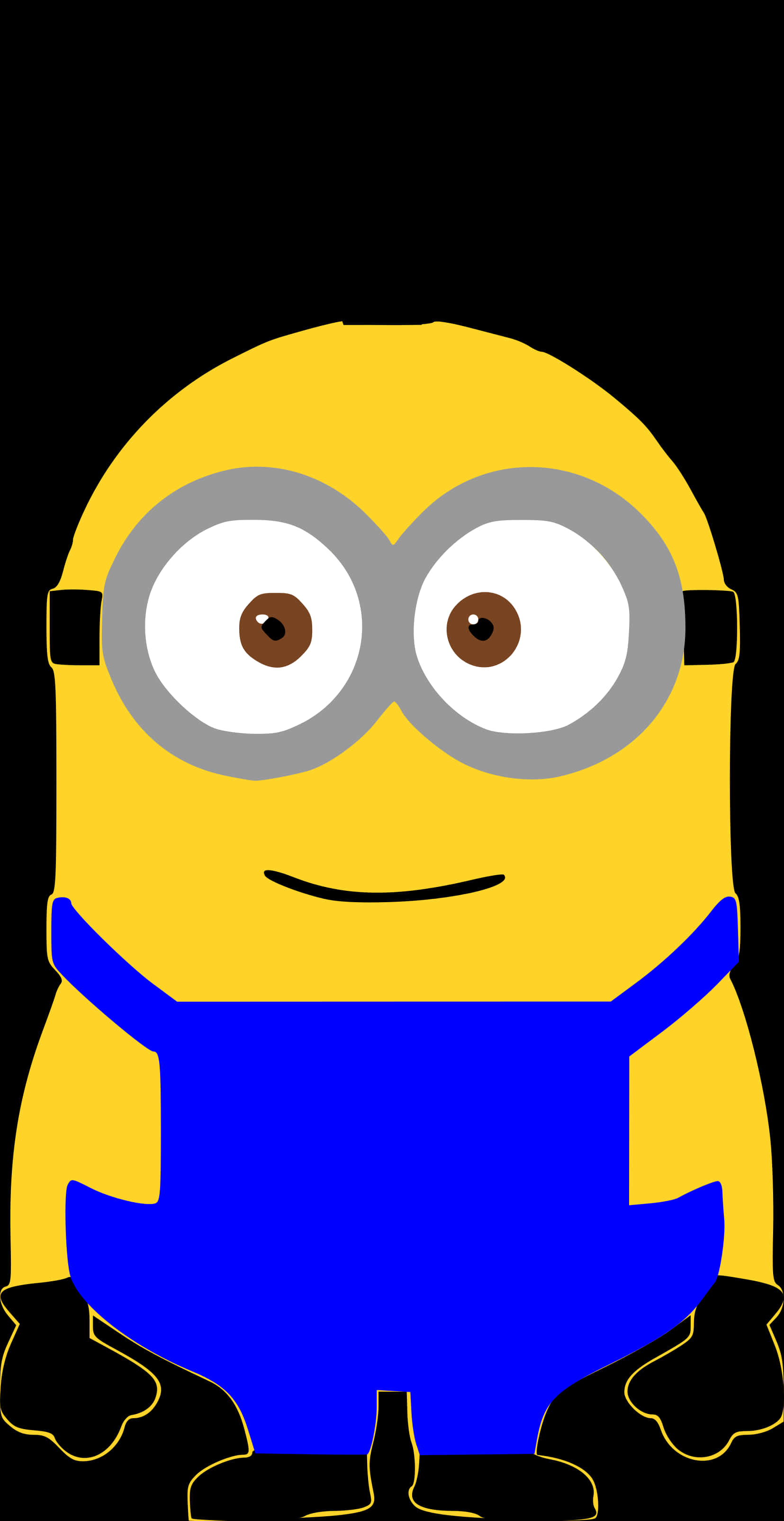 A Cartoon Character Of A Yellow Character PNG