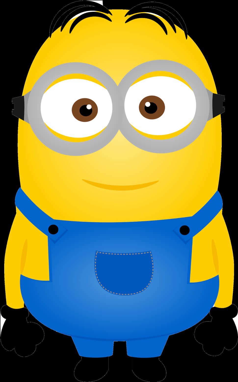 A Cartoon Character Of A Yellow Monster PNG