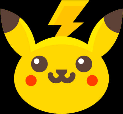 A Cartoon Character With A Lightning Bolt PNG