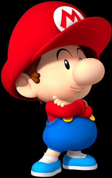 A Cartoon Character With A Red Hat PNG