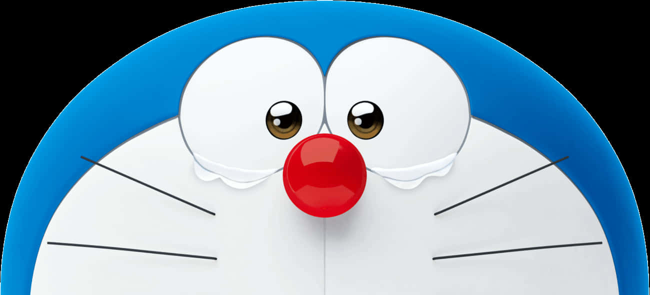 A Cartoon Character With A Red Nose