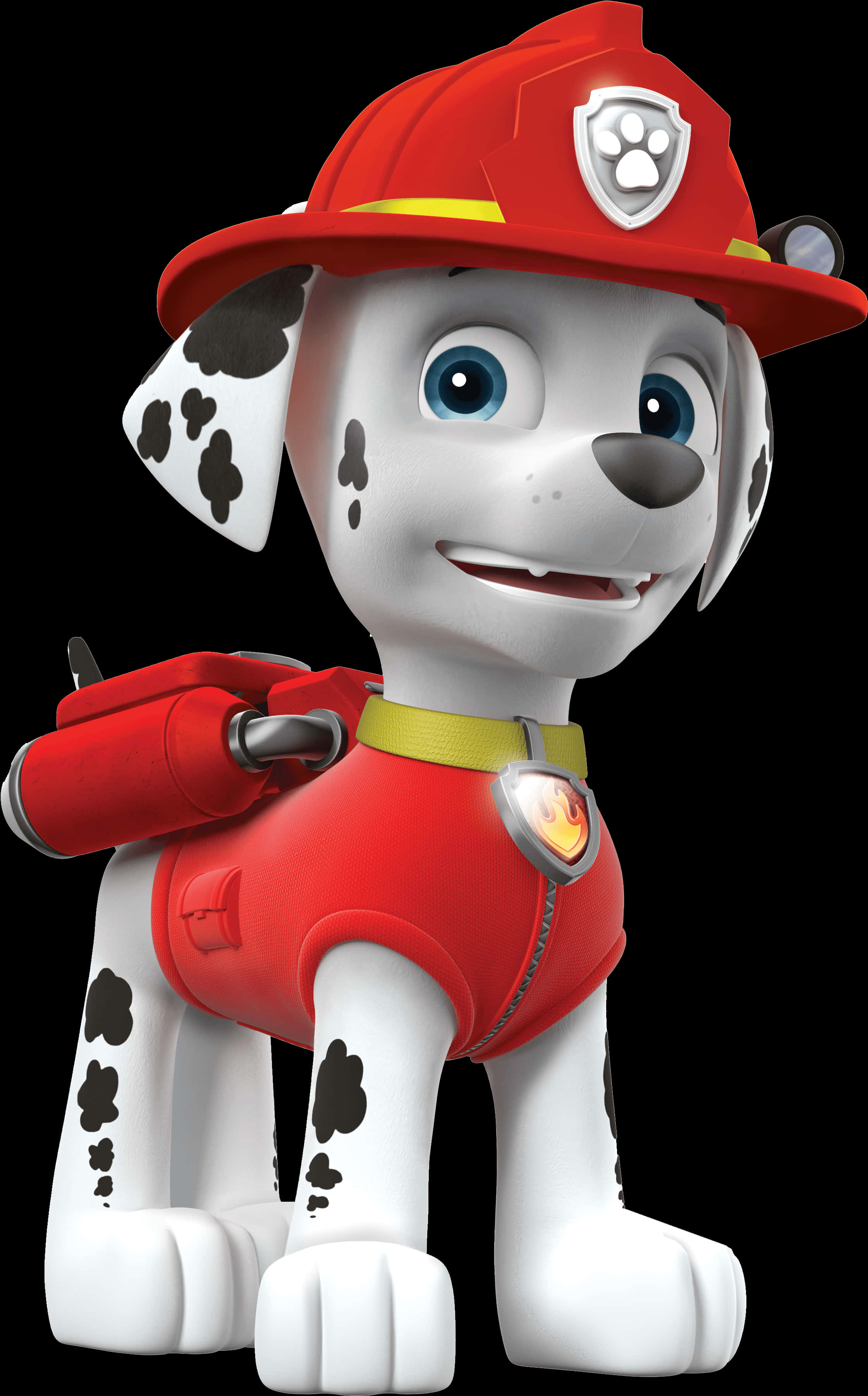 A Cartoon Dog Wearing A Red Hat And Red Jacket