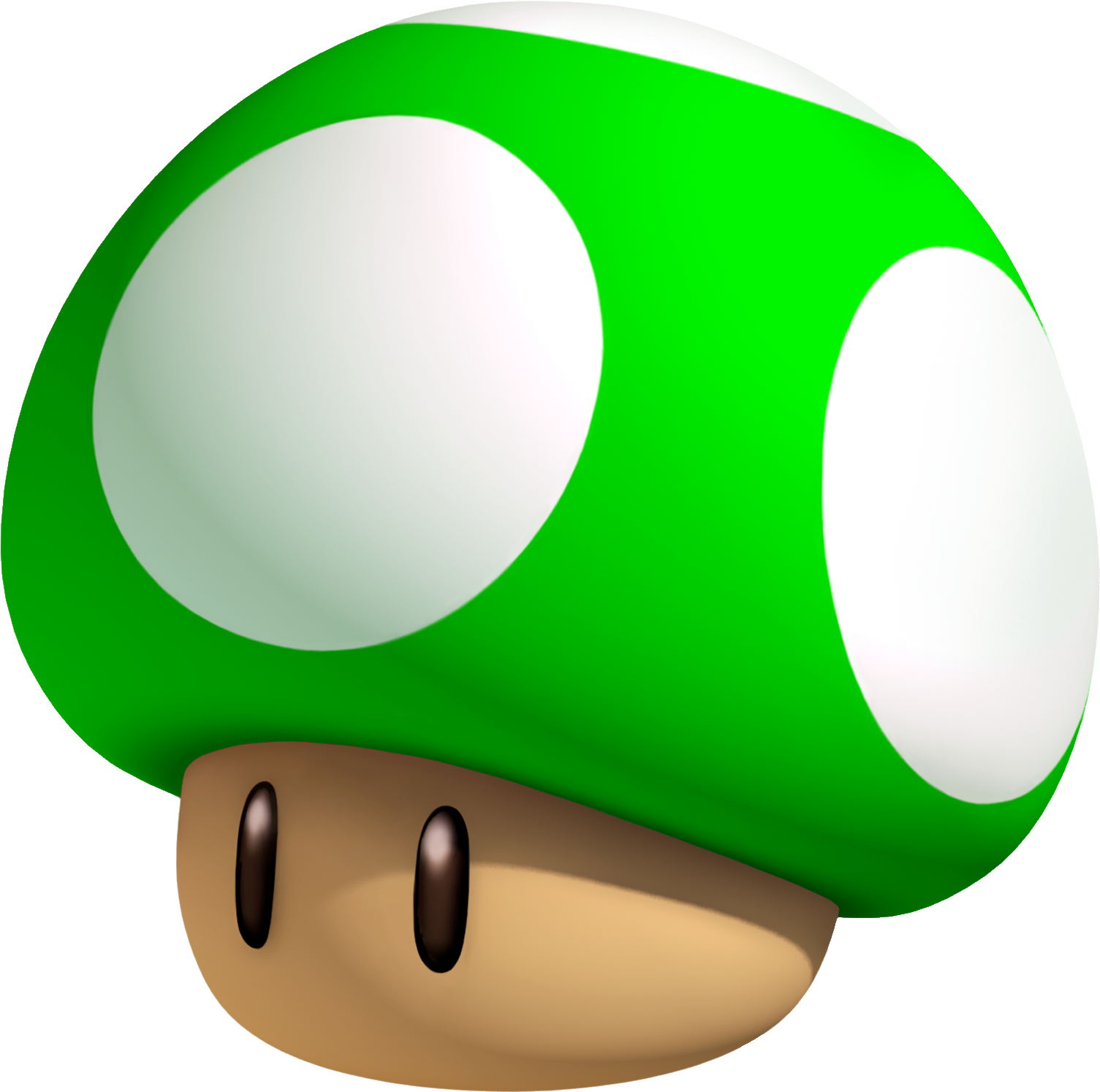 A Cartoon Mushroom With White Dots PNG