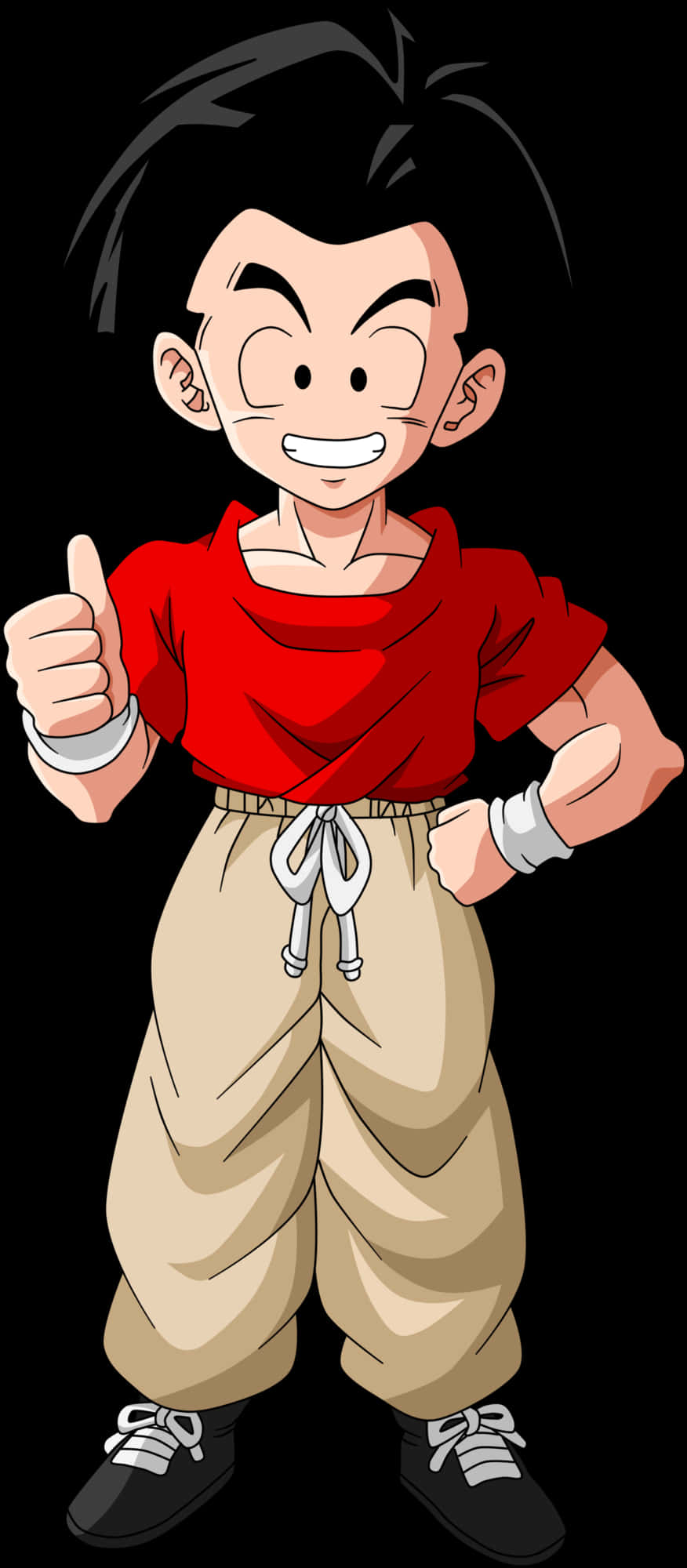 A Cartoon Of A Boy Giving A Thumbs Up PNG