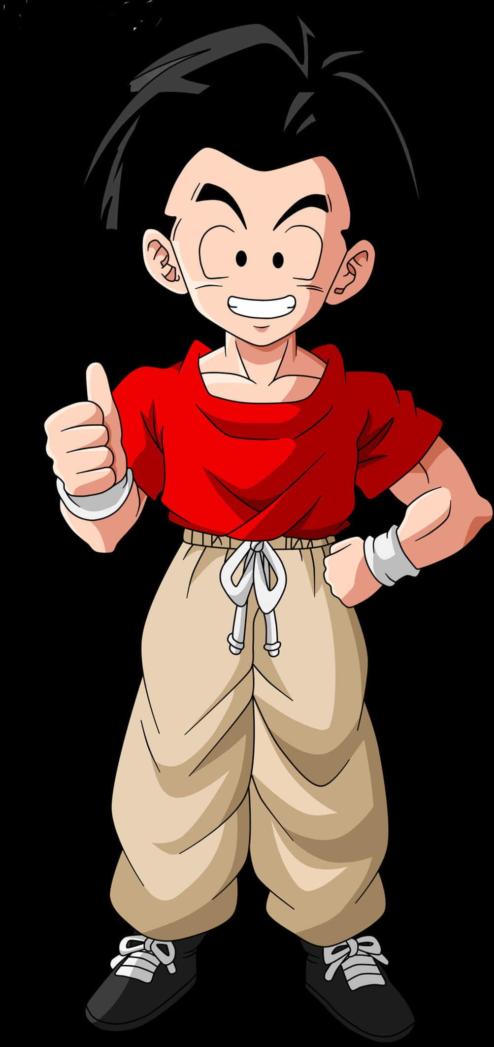 A Cartoon Of A Boy Giving A Thumbs Up PNG