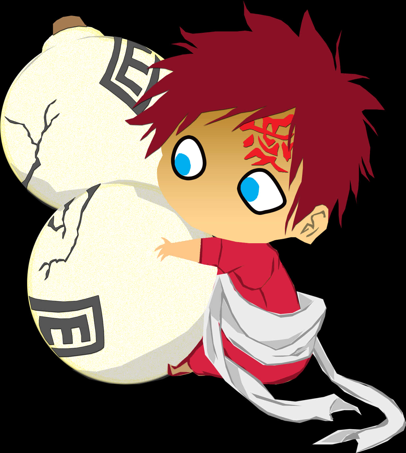 A Cartoon Of A Boy Holding A Large White Object PNG