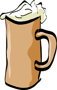 A Cartoon Of A Cat In A Mug PNG