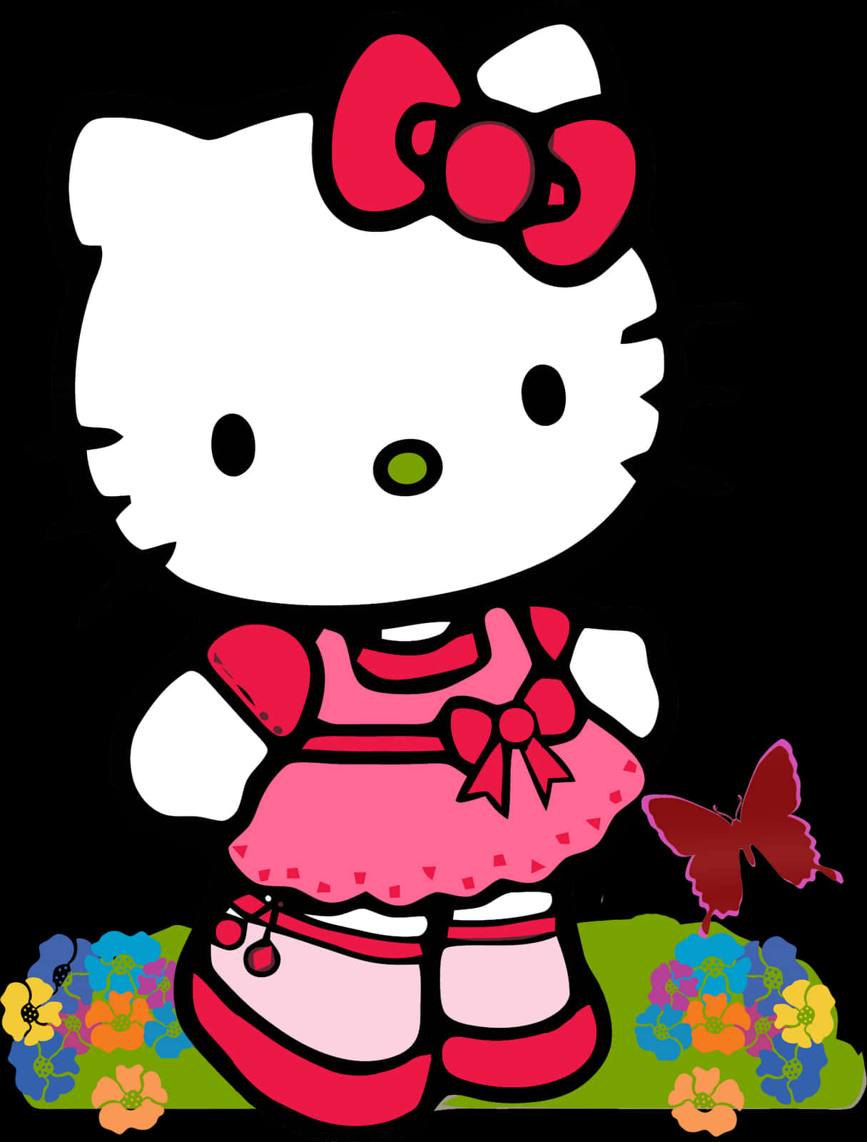 A Cartoon Of A Hello Kitty PNG