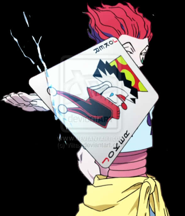 A Cartoon Of A Man Holding A Card PNG