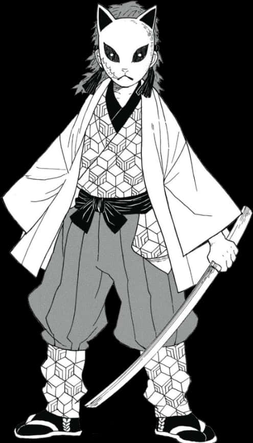 A Cartoon Of A Man Holding A Sword PNG