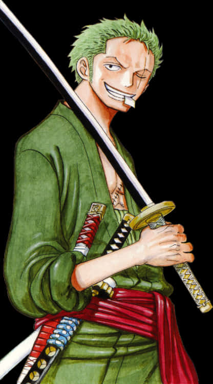 A Cartoon Of A Man Holding A Sword PNG