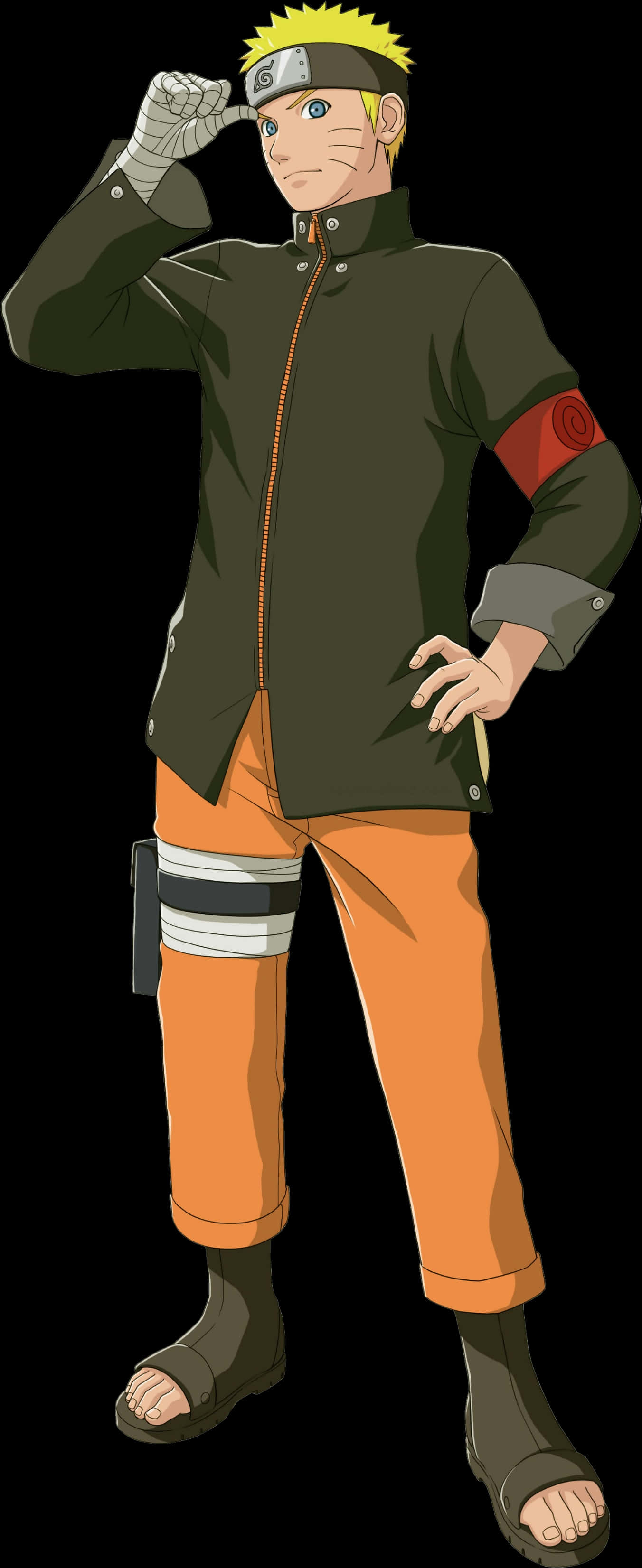 A Cartoon Of A Man In Orange Pants