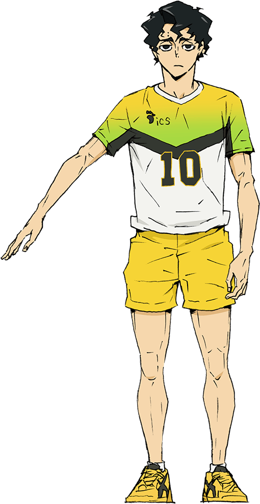 A Cartoon Of A Man Wearing A Jersey And Shorts PNG