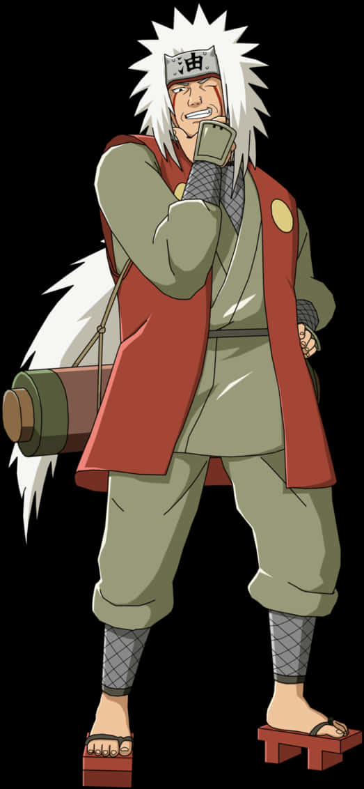 A Cartoon Of A Man Wearing A Red Robe And Holding A Bomb PNG