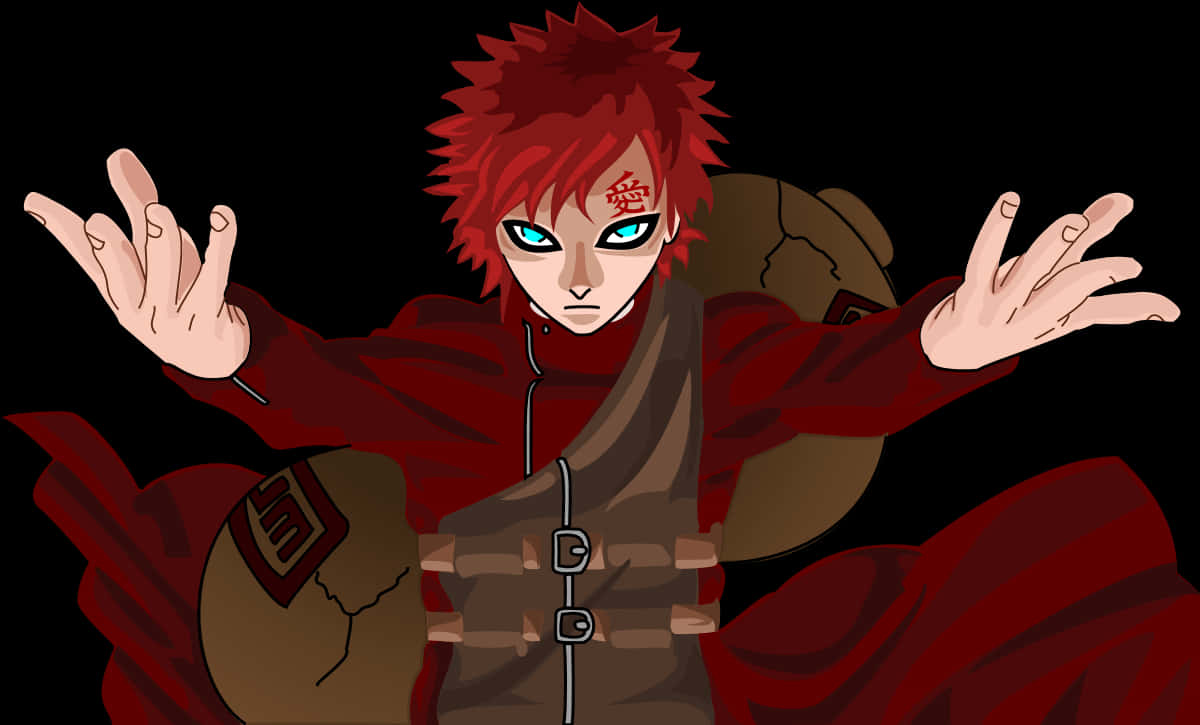 A Cartoon Of A Man With Red Hair PNG